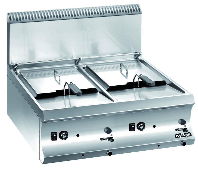 Friteuse gaz professionnelle Imperial 14 litres avec 2 x 1/2 paniers -  IFS-25