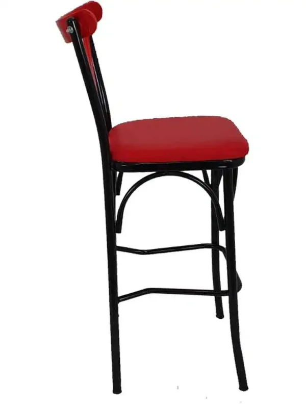 tabouret chicago rouge pour bar et brasserie